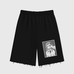 Женские шорты oversize футер хлопок Ахегао ahegao