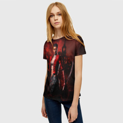 Женская футболка 3D Vampire Bloodhunt - фото 2