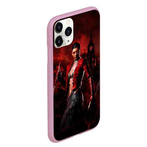 Чехол для iPhone 11 Pro Max матовый Vampire Bloodhunt, цвет розовый - фото 3