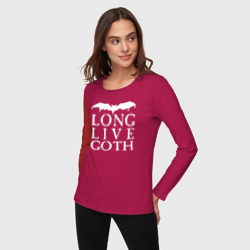 Женский лонгслив хлопок Long Live Goth - фото 2