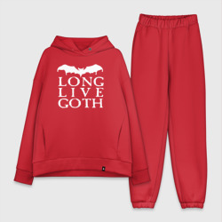 Женский костюм хлопок Oversize Long Live Goth