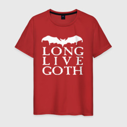Long Live Goth – Футболка из хлопка с принтом купить со скидкой в -20%