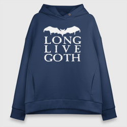 Женское худи Oversize хлопок Long Live Goth