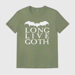 Мужская футболка хлопок Long Live Goth