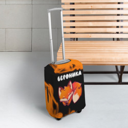 Чехол для чемодана 3D Вероника - лисичка - Пламя - фото 2