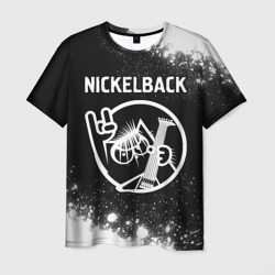Мужская футболка 3D Nickelback кот Брызги