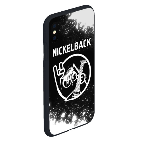 Чехол для iPhone XS Max матовый Nickelback кот Брызги - фото 3