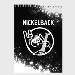 Скетчбук Nickelback кот Брызги