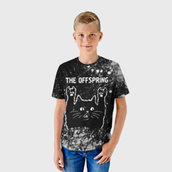 Детская футболка 3D The Offspring Rock Cat - фото 2