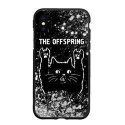 Чехол для iPhone XS Max матовый The Offspring Rock Cat