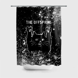 Штора 3D для ванной The Offspring Rock Cat