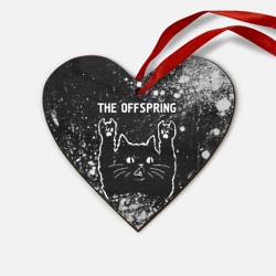 Деревянная игрушка Сердце The Offspring Rock Cat