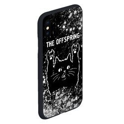 Чехол для iPhone XS Max матовый The Offspring Rock Cat - фото 2