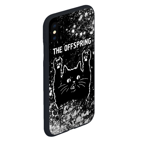 Чехол для iPhone XS Max матовый The Offspring Rock Cat - фото 3