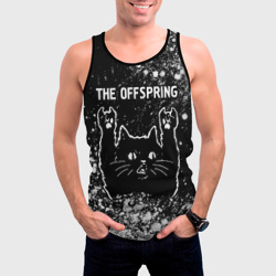 Мужская майка 3D The Offspring Rock Cat - фото 2