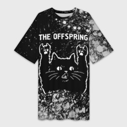 Платье-футболка 3D The Offspring Rock Cat