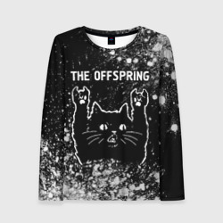 Женский лонгслив 3D The Offspring Rock Cat