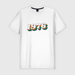 Мужская футболка хлопок Slim 1976 Ретро Стиль