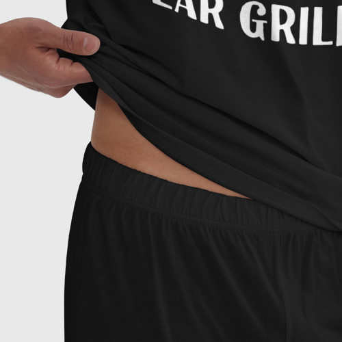 Мужская пижама хлопок Bear Grills Беар Гриллс, цвет черный - фото 6