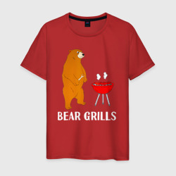 Мужская футболка хлопок Bear Grills Беар Гриллс