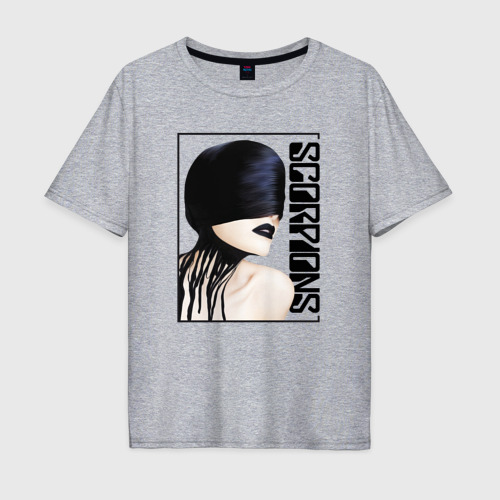 Мужская футболка хлопок Oversize с принтом Icon Scorpions, вид спереди #2