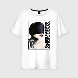 Женская футболка хлопок Oversize Icon Scorpions