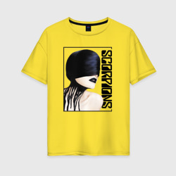 Icon Scorpions – Женская футболка хлопок Oversize с принтом купить со скидкой в -16%