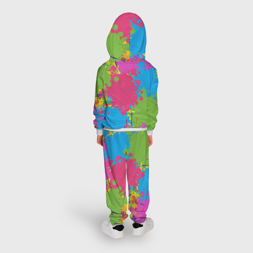 Детский костюм с толстовкой 3D Мама-Длинные ноги в ярких красках, цвет белый - фото 4