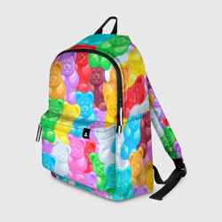 Рюкзак 3D Мармеладные мишки разноцветные