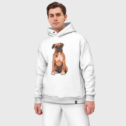 Мужской костюм oversize хлопок Немецкий Боксёр Deutscher Boxer - фото 2