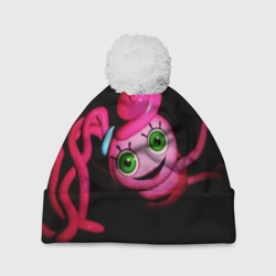 Шапка 3D c помпоном Poppy Playtime - Mommy Long Legs - Мама Длинные ноги