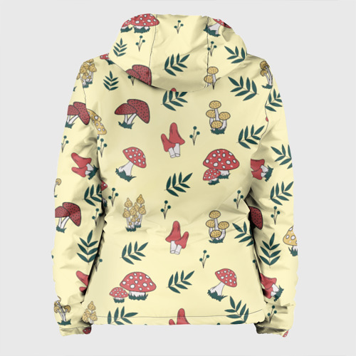 Женская куртка 3D с принтом Мухоморы и поганки тоже грибы, вид сзади #1