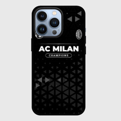 Чехол для iPhone 13 Pro AC Milan Форма Champions