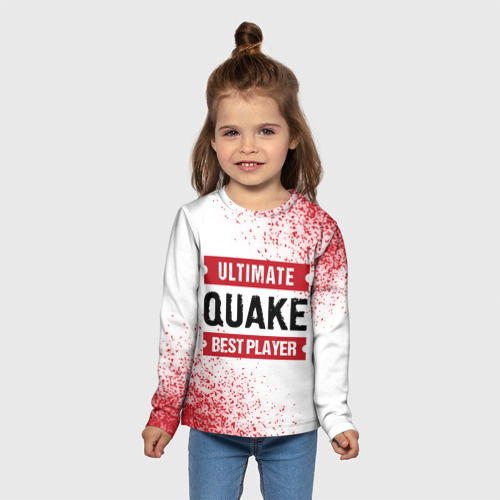 Детский лонгслив 3D Quake / Ultimate, цвет 3D печать - фото 5