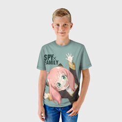 Детская футболка 3D Аня Форджер Spy Family - фото 2