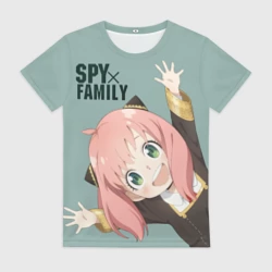 Женская футболка 3D Аня Форджер Spy Family