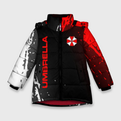 Зимняя куртка для девочек 3D Resident evil Амбрелла