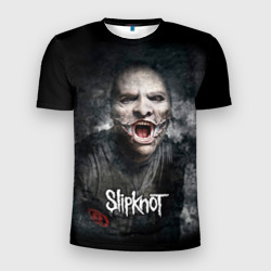 Мужская футболка 3D Slim Slipknot - The Gray Chapter - Corey Taylor