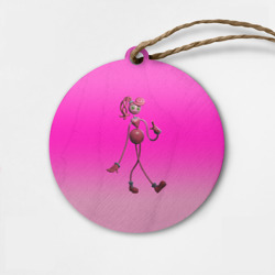 Деревянная игрушка круг Poppy Playtime мама Длинные ноги