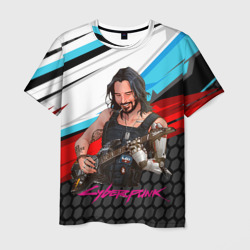 Cyberpunk2077 Johnny – Мужская футболка 3D с принтом купить со скидкой в -26%