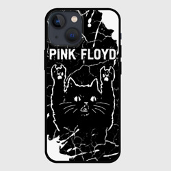 Чехол для iPhone 13 mini Pink Floyd Rock Cat
