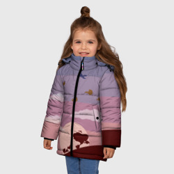 Зимняя куртка для девочек 3D Хильда и Твигг Минимализм - фото 2