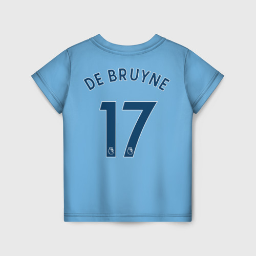 Детская футболка 3D De Bruyne Де Брёйне Manchester City домашняя форма 22-23, цвет 3D печать - фото 2