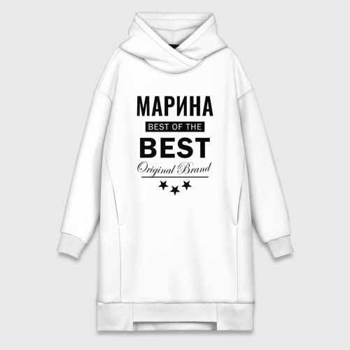 Платье-худи хлопок Марина best of the best, цвет белый