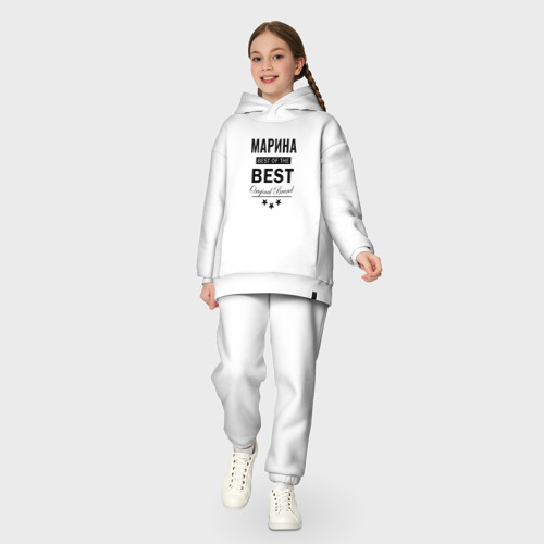 Детский костюм хлопок Oversize Марина best of the best, цвет белый - фото 5