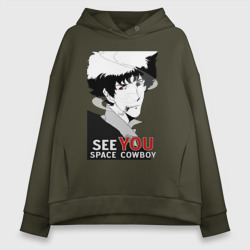 Женское худи Oversize хлопок Spike Spiegel