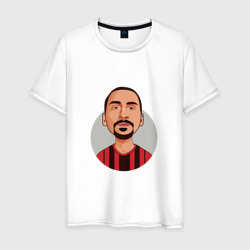 Мужская футболка хлопок Златан - Милан