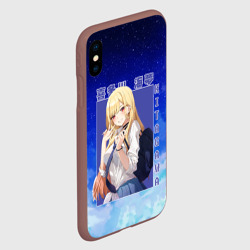 Чехол для iPhone XS Max матовый Эта фарфоровая кукла влюбилась Марин Китагава - фото 2