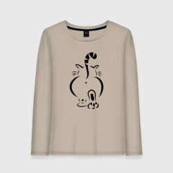 Женский лонгслив хлопок Очень-очень важный кот