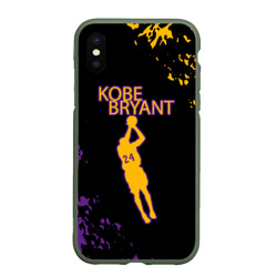 Чехол для iPhone XS Max матовый Kobe Bryant Баскетболист 24